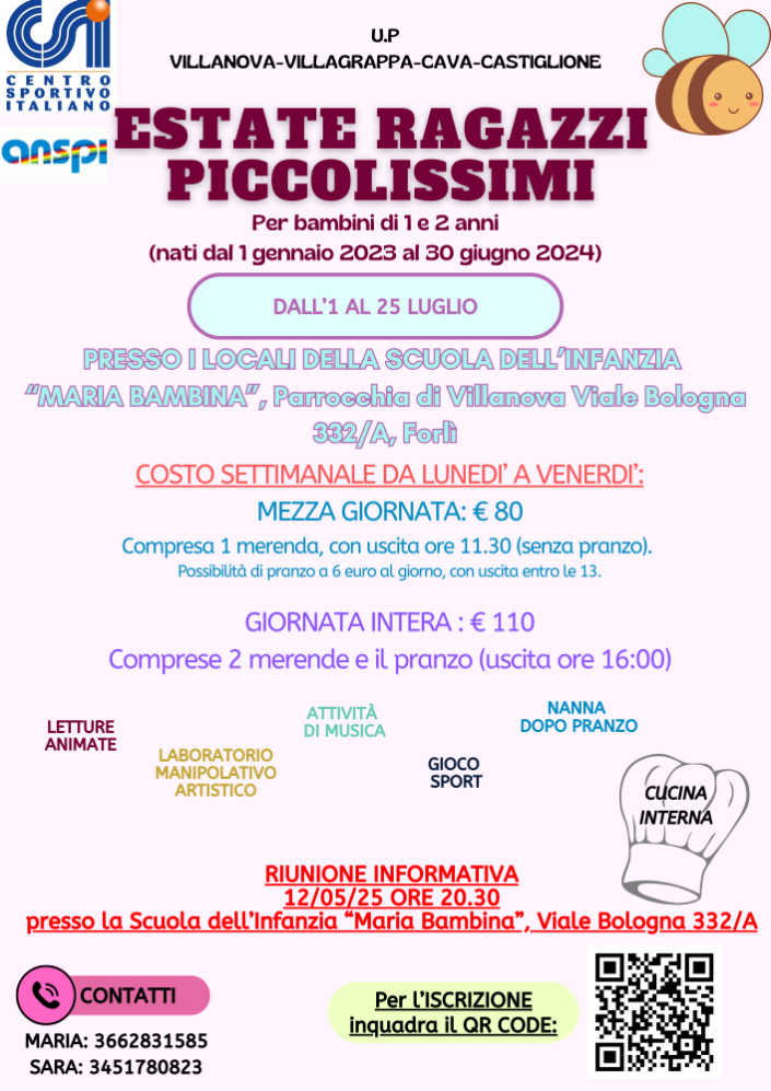 Estate ragazzi piccolissimi, per bambini di 1 e 2 anni