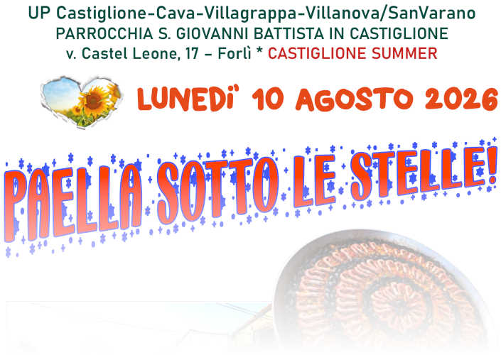 Paella sotto le stelle (Castiglione Summer 2026)